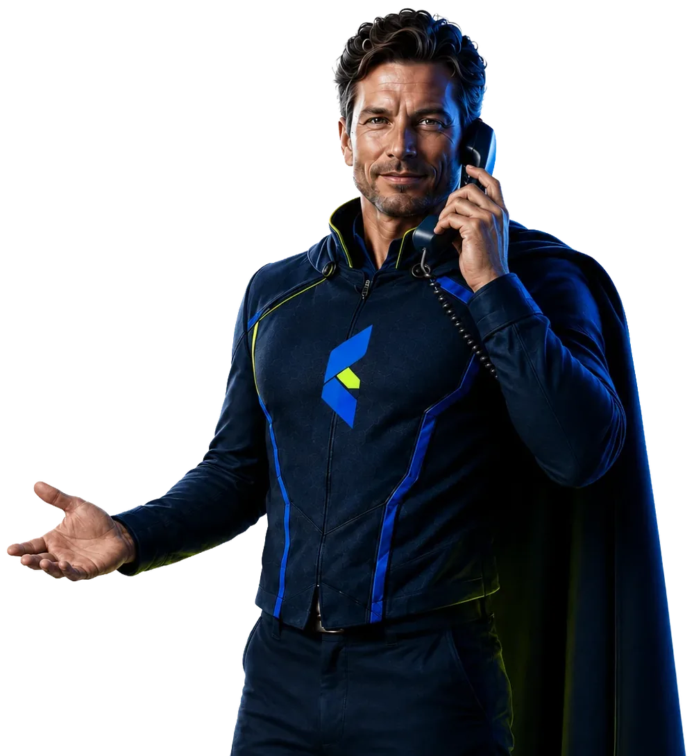 Der BacklinkHelden am Telefon